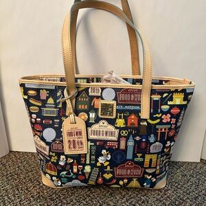 Dooney & Bourke Multicolor Epcot Tote